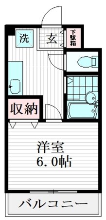 コンフォート309の物件間取画像